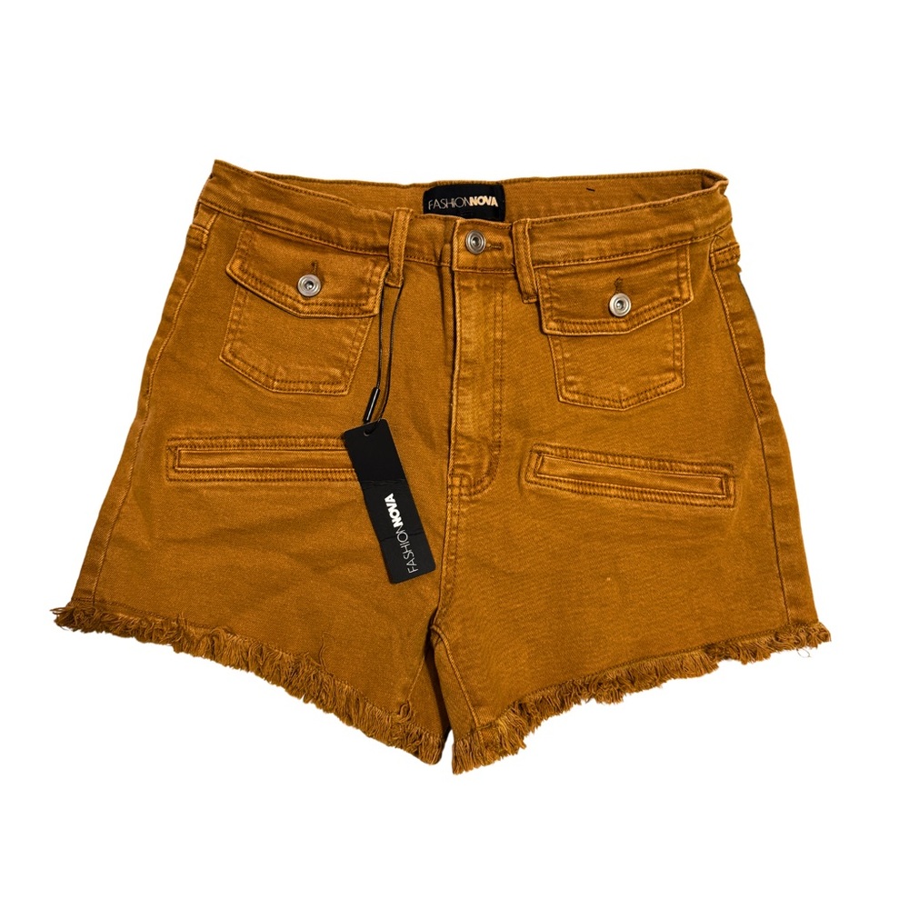 Fashion Nova High Waist Brown Shorts